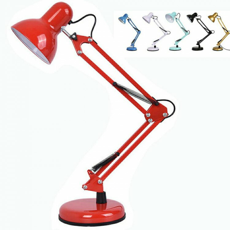 アームライト デスクライト 12W LEDスタンド E27金口 アームランプ LEDライト 調色3段階 電気スタンド ..