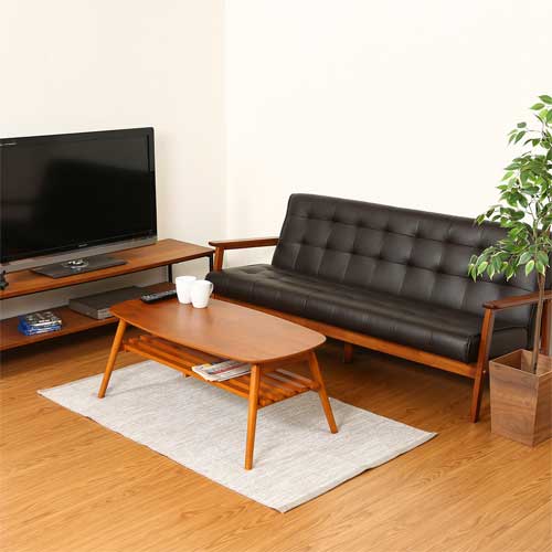 センターテーブル リビング 机 北欧 折畳 在宅勤務 在宅ワーク テレワーク リモートワーク 自宅勤務 6310-34SK