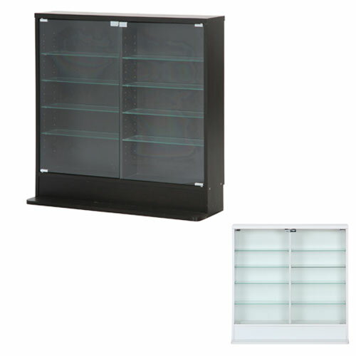 【P5倍10/5 13-15時&最大1万円クーポン10/4-9】 コレクションケース ロータイプ 幅900×奥行290×高さ900mm ガラス扉収納 収納ラック 飾り棚 収納家具 収納棚 インテリア家具 シンプル おしゃれ COL-LO