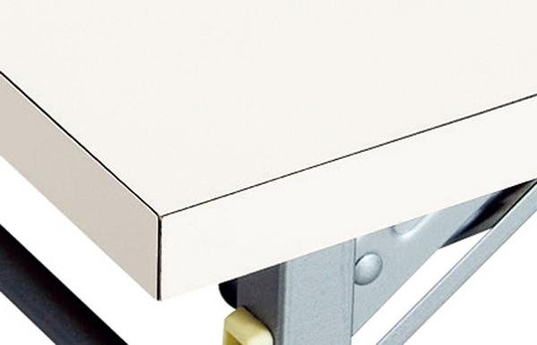 【最大1万円クーポン11/20-26】 【法人限定】 会議テーブル 折りたたみ 幅1800×奥行600×高さ700mm 共張り ミーティングテーブル フォールディング デスク 日本製 完成品 オフィス WL-1860 LOOKIT オフィス家具 インテリア [2]