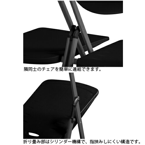 【 法人送料無料 】パイプイス FP-930 会議用 ミーティング セミナー [2]