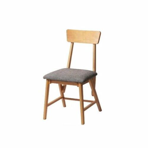 【P5倍1/25 13-15時&最大1万円クーポン1/24-29】 【法人送料無料】ダイニングチェア 幅390×奥行500×高さ760mm 木製チェア 肘なしチェア 食卓用チェア 座面布張りチェア アームレスチェア ダイニング LYLA-C