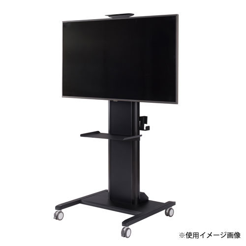 【P5倍7/5 13-15時&最大1万円クーポン7/4-10】 カメラスタンド 幅280×高さ390mm ディプレイスタンド用オプション スチール製 ブラック ホワイト 会議室 オフィス雑貨 日本製 NDS-CS1 [2]