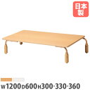 【最大1万円クーポン7/19-25】 【法人送料無料】ローテーブル 角型 幅1200×奥行600mm 高さ調節式テーブル スタッキングテーブル ワークテーブル ...
