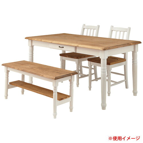 【最大1万円クーポン7/4-10】 ダイニングベンチ 木製 幅100cm 長椅子 ベンチチェア ベンチ 椅子 チェア ウッドベンチ 腰掛け おしゃれ 北欧 アンティーク 天然木 ダイニング リビング CFS-212 LOOKIT オフィス家具 インテリア