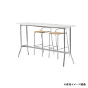 【最大1万円クーポン8/4-10】 【法人限定】 カウンターテーブル パネルなしタイプ 幅1800mm ハイテーブル ハイカウンター オフィス家具 テーブル 机...