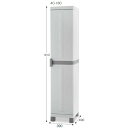 【最大1万円クーポン5/9-15】 法人限定 掃除道具入れ ロッカー 備品庫 学校 CE-496-904-0 ルキット オフィス家具 インテリア