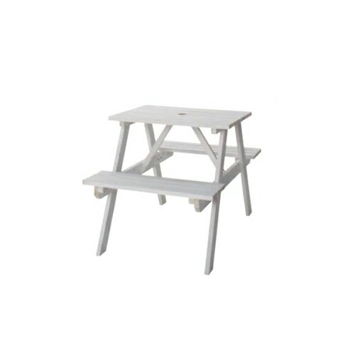 バイヤーおすすめポイント 天然木がおしゃれなガーデン家具！ テーブル、ベンチが一体型のガーデンテーブル＆ベンチです。 テーブル真ん中にはパラソルを立てることが可能です。 カフェや飲食店のテラスなどさまざまなシーンで活躍します。 商品情報 商品名 テーブル＆ベンチ　幅75cm 商品番号 RODS-91 組立状態 お客様組立の商品(新品) 特記事項 ※こちらはテーブル＆ベンチ1台の販売ページです。パラソルは装着可能ですが、別売りとなります。 付属品 − カラー ホワイト、ブラウン サイズ 幅75×奥行120×高さ75.5（座面高45）cm、天板穴直径：5cm 仕様 天然木(杉)　水性ラッカー塗装 備考 − インテリア 家具 ガーデン家具 ガーデンファニュチャー ガーデンテーブル ガーデンチェア ガーデンベンチ テーブル 屋外用テーブル 屋外用チェア ベンチ チェア一体型テーブル テラス 庭 屋外用 天然木 おしゃれ シンプル ナチュラル 配送情報 配送料 全国一律 送料無料（軒先渡し） ※但し、北海道、沖縄県、離島、遠隔地は中継料が必要ですのでお問い合わせください。 配送の注意事項 − その他 − 関連商品 商品名 商品番号 ウッドチェア RNX-901 ウッドテーブル　幅90cm RNX-903 ウッドテーブル　幅60cm RNX-902 ウッドテーブル　セット RNX-903S 折りたたみベンチ　2P RNX-904 折りたたみベンチ　3P RNX-905 ダイニング5点セット RNX-930 コット RNX-935 テーブル＆ベンチ　幅75cm RODS-91 ※商品検索欄より商品番号にてご検索ください。