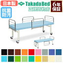 【法人限定】 診察台 施術台 マッサージベッド 診察ベッド エステ ベッド キャスター付 病院 診療所 医療施設 介護施設 接骨院 指圧 鍼 抗菌 防汚 日本製 TB-173