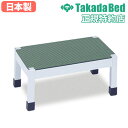 【P5倍6/25 13-15時&最大1万円クーポン6/22-26】 【法人限定】1段用踏台 スチール製 幅37×奥行27×高さ18cm 乗降用ステップ 補助台 段差 足置き台 介助用品 介護施設 病院 診察室 リハビリ 日本製 TB-1592-01