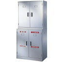 【法人限定】 薬品庫 上下セット BER-SYS74 キャビネット 戸棚 LOOKIT オフィス家具 インテリア