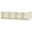 【P5倍7/20 13-15時&最大1万円クーポン7/19-25】 【法人限定】 4人用シューズボックス BS-4W4(N) 4列 下駄箱