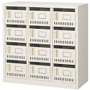 【最大1万円クーポン5/9-15】 【法人限定】 12人用メールボックス 3列4段 郵便受け BMT-12(N) ルキット オフィス家具 インテリア