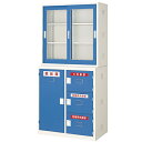 【最大1万円クーポン5/9-15】 【法人限定】 薬品庫 上下セット BER-BYS63 スチール ロッカー LOOKIT オフィス家具 インテリア