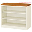 【法人限定】 オープン書庫 BER-ST5(N) 3段 ロッカー 書棚 収納庫 LOOKIT オフィス家具 インテリア