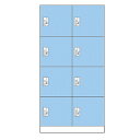 【最大1万円クーポン5/9-15】 【法人限定】 8人用コインロッカー 2列4段 荷物入れ用 OCR-0824 ルキット オフィス家具 インテリア