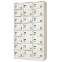 【最大1万円クーポン5/9-15】 【法人限定】 24人用備品ロッカー 3列8段 ダイヤル式 DLK-2438N LOOKIT オフィス家具 インテリア