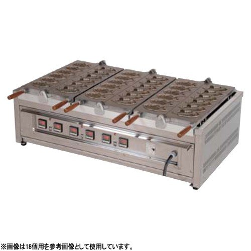 【P5倍5/25 13-15時&最大1万円クーポン5/23~27】 送料無料 電気たい焼き器 12個用 3相 200V 4.0kW 日本製 業務用 焼き型オーダー可能 たい焼き器 たい焼きメーカー OGT-2 ルキット オフィス家具 インテリア