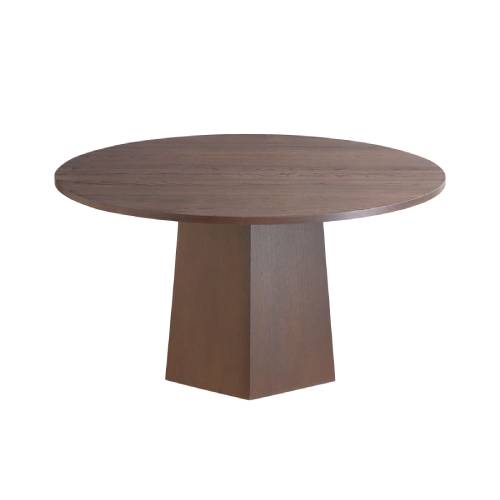 ダイニングテーブル 直径1350×高さ725mm 食卓テーブル 木製テーブル ウッドテーブル 円形テーブル 4人掛けテーブル おしゃれ 北欧 無垢材 天然木 REBECK-135DT