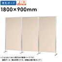 【法人限定】展示パネル 1800×900mm 縦横自在 日本製 薄型パーテーション 両面 有孔ボード 掲示板 パネル 衝立 オフィス ARU306