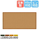 【法人限定】コルクボード 幅1800mm パネル ボード 看板 掲示板 案内板 掲示ボード 案内ボード 会社 学校 プレゼン 掲示 業務用 ピン 施設 木目調 国産 RCKB36-W