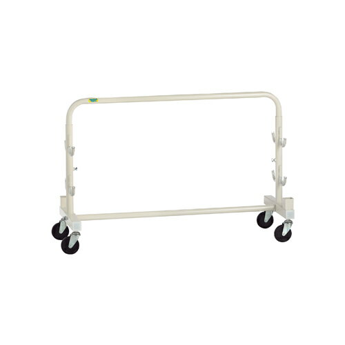 支柱運搬車 4本掛け コート2面分 バレーボール支柱用 支柱収納 キャスター付き キャリー 運動施設 スポーツセンター 学校 部活動 備品 用具収納 S-097...