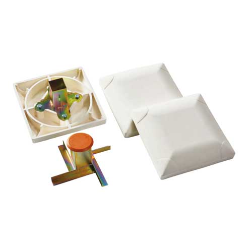 【最大1万円クーポン11/20-26】 塁ベース 固定式 ストロングベース ゴム蓋 上下金具付き 3セット1組 天然ゴム一体成型 金属スパイク 野球 ソフトボー...