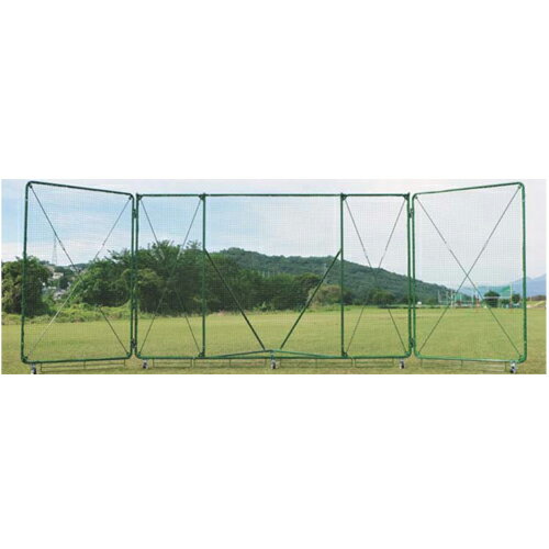 【P5倍11/25 13-15時&最大1万円クーポン11/20-26】 【法人限定】バックネット 幅9m 高さ3m 移動式 ひさし無し キャスター ストッパー付...