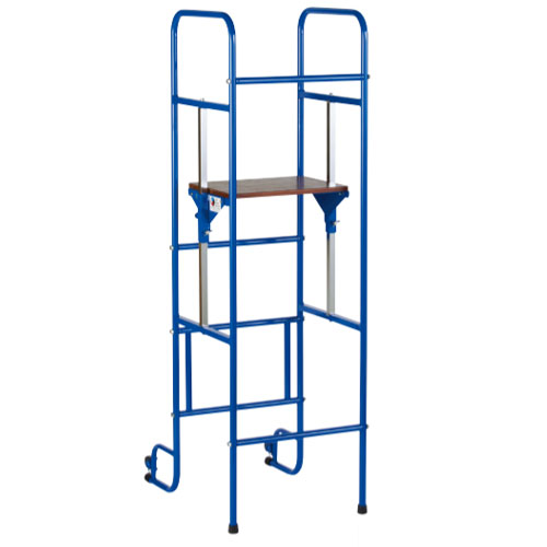 【P5倍11/25 13-15時&最大1万円クーポン11/20-26】 【法人限定】立式審判台 幅57×奥行90×高さ187cm 審判台 キャスター付き バレー...