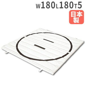 【P3倍6/1 13-15時&最大1万円クーポン6/1】 相撲マット 5cm厚 9号帆布 180×180×5cm 土俵マット 体操マット 体育マット 運動マット 体育マット コンビマット 相撲 学校 体育 わんぱく相撲 日本製 S-8131