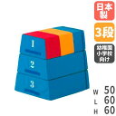 【P5倍5/5 13-15時&最大1万円クーポン5/5】 【 法人限定 】 ソフト跳び箱 3段 幼稚園 小学校 跳び箱 柔らかい 三段跳び箱 体育用品 ソフトタ...