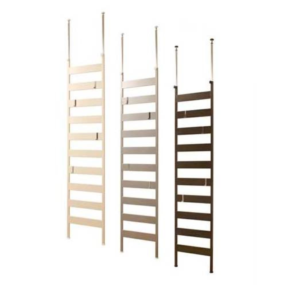 【P5倍11/15 13-15時&最大1万円クーポン11/14-16】 突っ張りラダーラック 棚なしタイプ 幅46cm 壁面収..