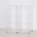 シューズラック 2個セット アクリル 3段 幅26×奥行29×高さ56cm 靴箱 下駄箱 靴棚 シューズケース コレクションラック ディスプレイラック おしゃれ 玄関 23370