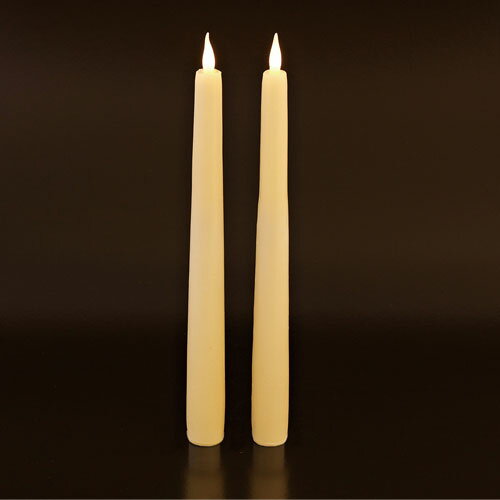 【送料無料】 テーパー・キャンドル （2本セット） ストレート スマートキャンドル LEDキャンドルライト パーティー レストラン おしゃれ SC2763