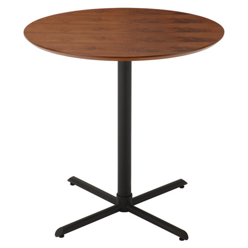 カフェテーブル 丸テーブル ハイテーブル 2人用 幅65×奥行65×高さ70cm ウォールナット ラウンドテーブル ダイニングテーブル おしゃれ 北欧 丸型 木目 SST-280