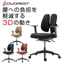 【最大1万円クーポン4/24~27】 オフィスチェア デュオレスト DUOREST 腰痛 対策 アームレスト ロッキング 背もたれ 調節 キャスターオフィス パソコンチェア 分割背もたれ 人間工学 NEXT2