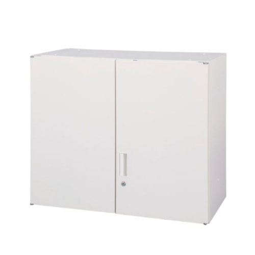 【最大1万円クーポン11/20-26】 両開き書庫 2段 幅900×奥行450×高さ750mm 上下兼用 スチール書庫 書庫 ..