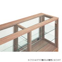 【P5倍7/10 13-15時&最大1万円クーポン7/4-11】 追加棚板 ガラス棚 コレクションケース ショーケース コレクター 追加棚 オプション棚 カップボード 収納 ベック130用追加ガラス棚 BECK-CBG 【時間指定不可】