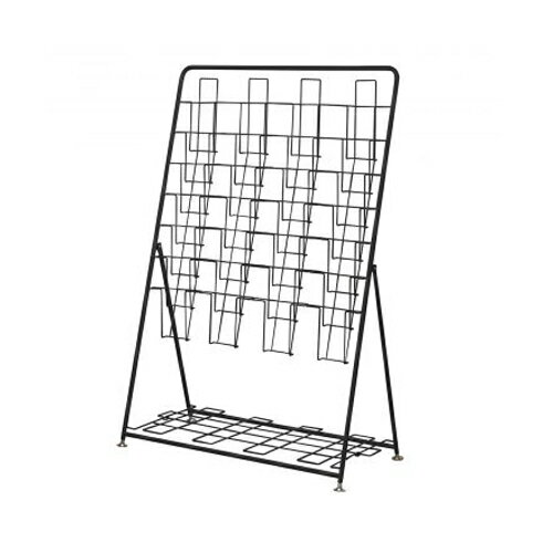 パンフレットスタンド 7段4列 幅971×奥行477×高さ1419mm 折りたたみ式 パンフレットラック 冊子用ラック オフィス 教育施設 RFPFS-QU