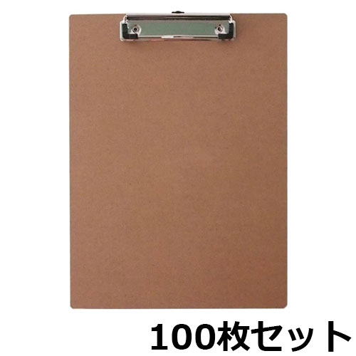 【P5倍9/5 10-14時&最大1万円OFFクーポン 9/4 20時-9/11 2時】【法人限定】クリップボード A4 縦型 100枚セット 業務用 バインダー クリップファイル 壁掛け可 木製 ファイル ボード 木製バインダー RFCP-A4-100SET