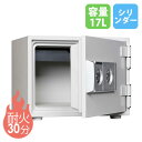 耐火金庫 17L ダブルロック 1段 金庫 収納庫 保管庫 セキュリティボックス A4 鍵付き 家庭用 業務用 耐火 防犯対策 置き型 盗難防止 DW30-1