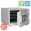 【P5倍7/20 13-15時&最大1万円クーポン7/19-25】 耐火金庫 29L ダブルロック 3段 金庫 収納庫 保管庫 セキュリティボックス B4 鍵付き 家庭用 業務用 耐火 防犯対策 置き型 盗難防止 DW30-S