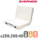 【P5倍5/25 13-15時&最大1万円クーポン5/23-26】 エバーマット 屋内用 二つ折滑止付 エバニュー 抗菌タイプ 幅200×長さ300×厚さ40c...