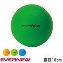 【P5倍9/15 13-15時&最大1万円クーポン9/15】 ソフトフォームボール エバニュー 直径18cm オレンジ 緑 青 ポリウレタン製 ボール運動 体育 スポーツ ボールゲーム 教育施設 スポーツセンター 運動施設 ETA053