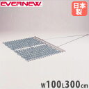 整地板 グラウンドならし エバニュー 幅100cm スチール製 レーキマット グラウンド均し用具 コート整備用マット スチール製マット グランド整備用 日本製 ...