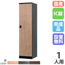 【P5倍5/10 13-15時&最大1万円クーポン5/9-15】 【設置無料】 ロッカー 1人用 幅450mm IC錠 オール扉タイプ 木目柄 スチールロッカー 更衣ロッカー 更衣室 会社 RKLシリーズ リラッシュ 日本製 RLK-TTC145-B(3)