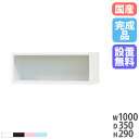 【設置無料】 上置き 幅1000×高さ290mm 収納棚 上置き棚 用具入れ 道具入れ 上置きラック 棚 棚上 収納 ラック 学校 業務用 ロッカー スチール ...