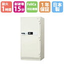 データメディア耐火金庫 261L ICカード錠 + テンキー錠 + シリンダー錠 フレキシブルコンピュータディスク用1時間耐火 耐破壊15分 TS-15 防盗金庫 DS-3300XRFE