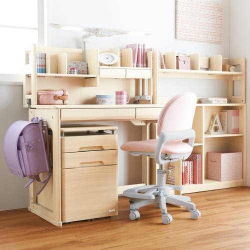 【最大1万円クーポン11/20-26】 学習椅子 PVCレザー 幅520×奥行480〜545×高さ785〜895mm 学習チェア ワークチェア キッズチェア スタディチェア 子供用チェア 勉強椅子 シンプル 黒 CDY-66 [2]