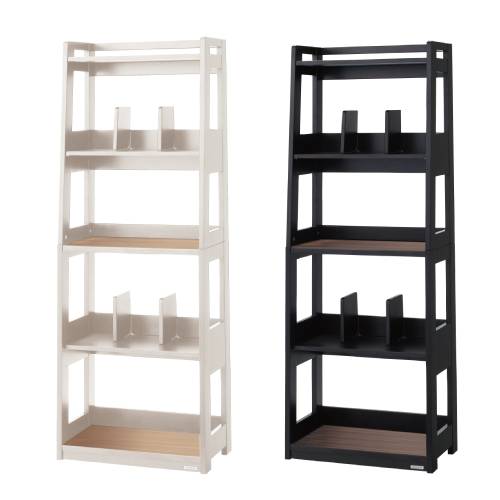 【最大1万円クーポン12/4-10】 本棚 幅550×奥行280×高さ1460mm ブックシェルフ オープンラック ディスプレイラック フリーラック オープンシェルフ ブックラック シンプル おしゃれ 白 SDB-5